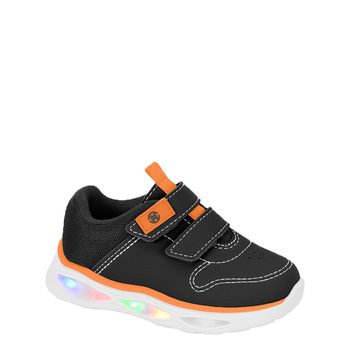 Tenis-Preto-Kids-Velcro-Luzes-|-Molekinho-Tamanho--19---Cor--PRETO-0